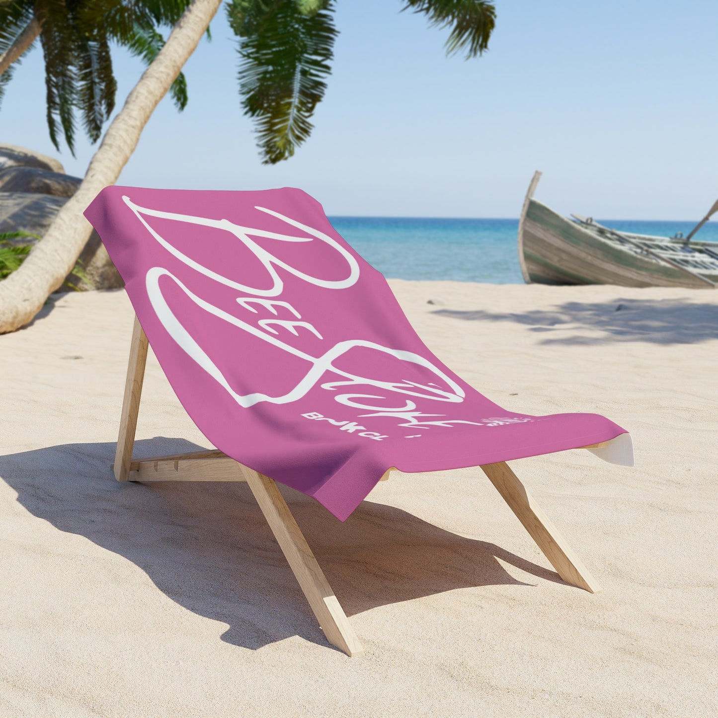 BeeSpoke Beach Towel (Pink)