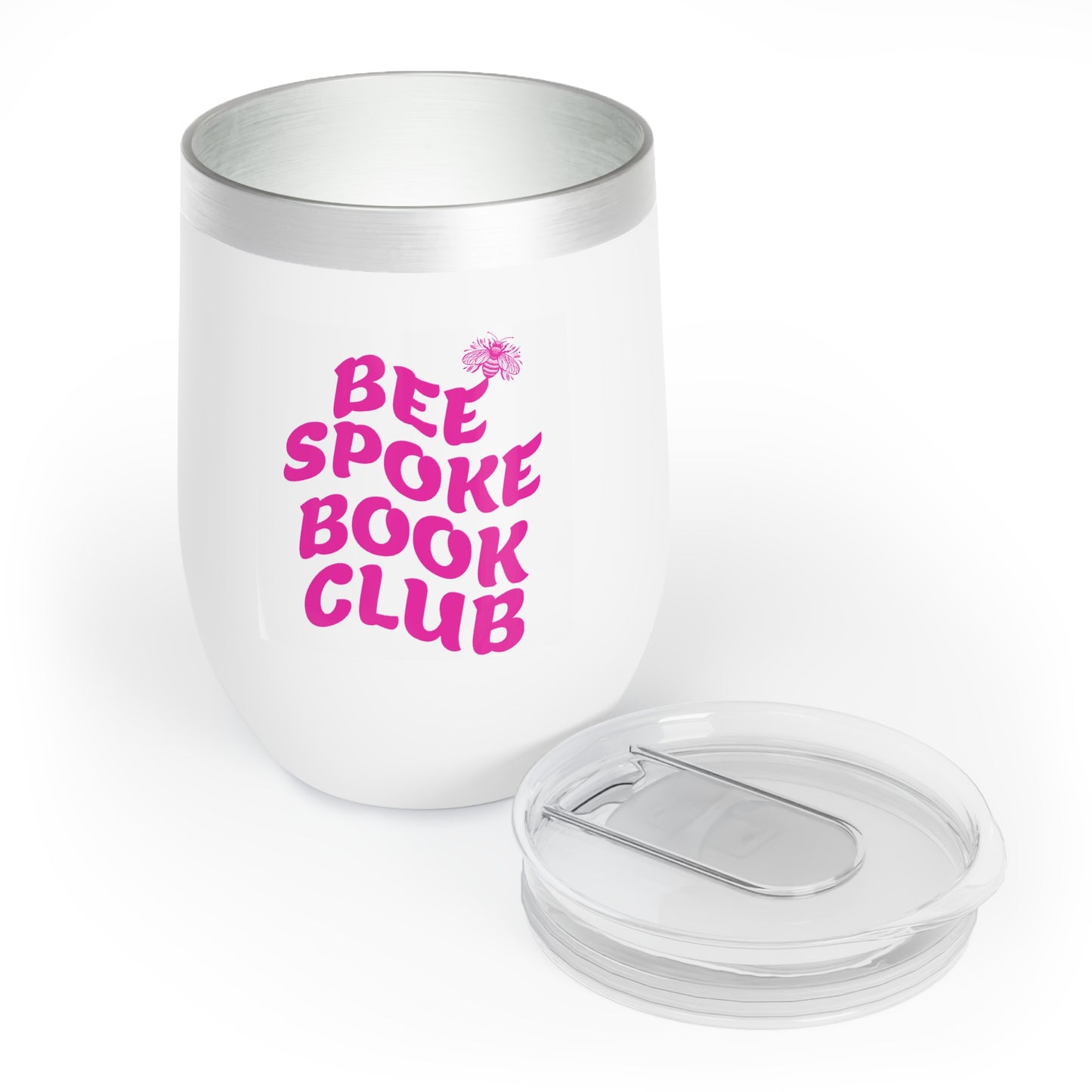 Wine Tumbler (Pink/White)