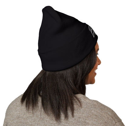 Embroidered Cuffed Beanie