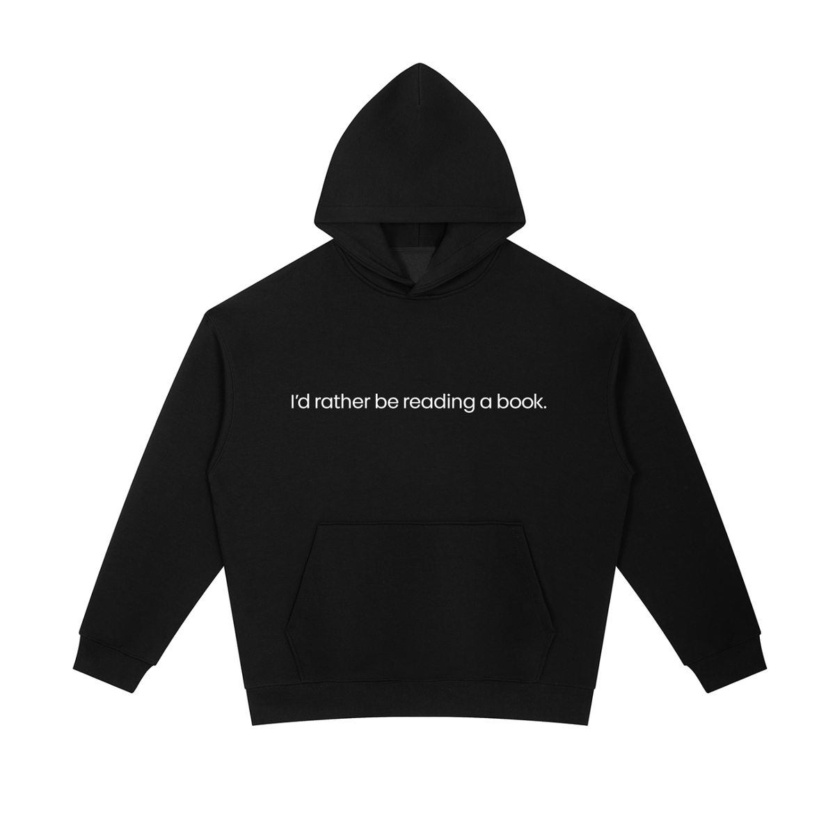 I'd rather be reading... Heavyweight Unisex Hoodie