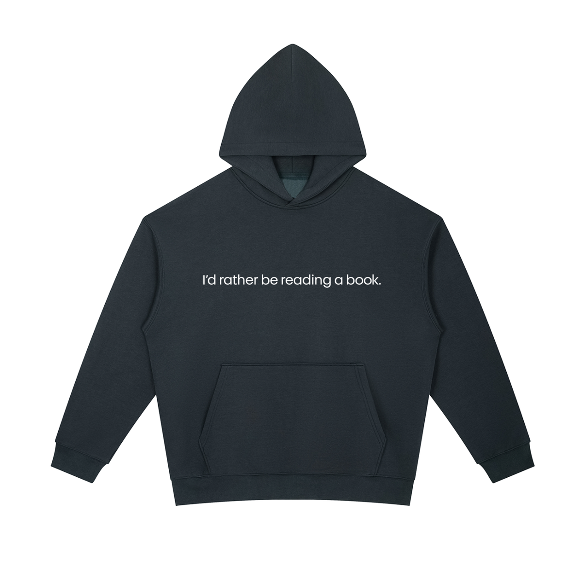 I'd rather be reading... Heavyweight Unisex Hoodie